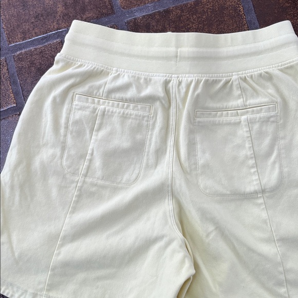 Athleta Yellow High Waisted Farallon Midi Short - Picture 10 of 16